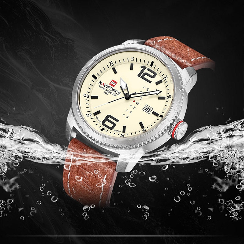 Big Dial Clock with Luminous Hands Casual Sport Men's Wristwatch - onestopmegamall23