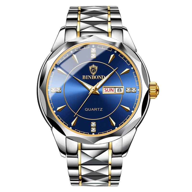 Luxury Waterproof Ultra Thin Steel Strap Casual Quartz Watch - onestopmegamall23