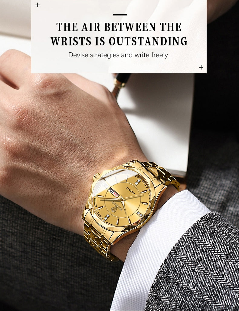 Luxury Waterproof Ultra Thin Steel Strap Casual Quartz Watch - onestopmegamall23