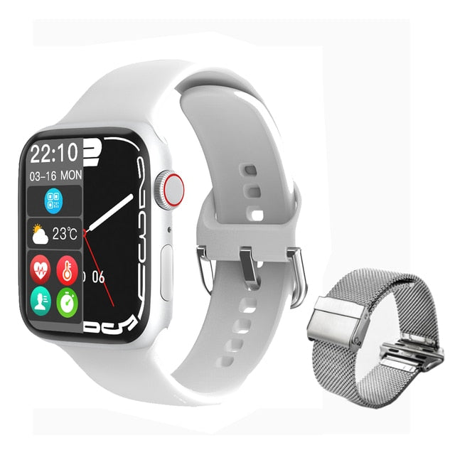 Series 8 HD Screen Heart Rate Blood Pressure Fitness Tracker Bluetooth Call  Women Smartwatch - onestopmegamall23