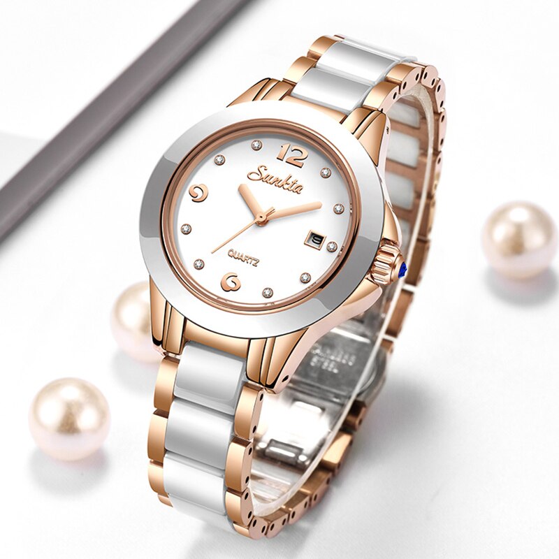 Rose Gold Ladies Bracelet Watches - onestopmegamall23