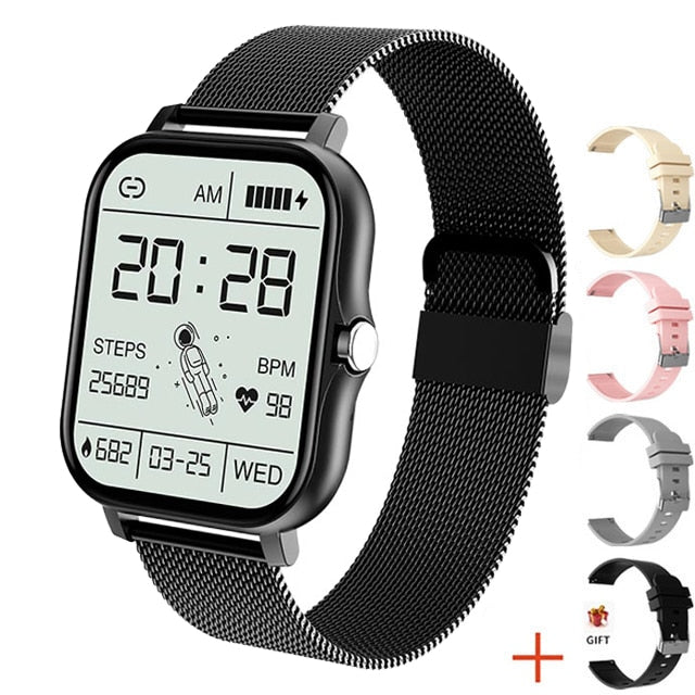 New Women's Fashion Bluetooth Call Fitness Tracker Waterproof Sports Ladies Smartwatch For Android & IOS - onestopmegamall23