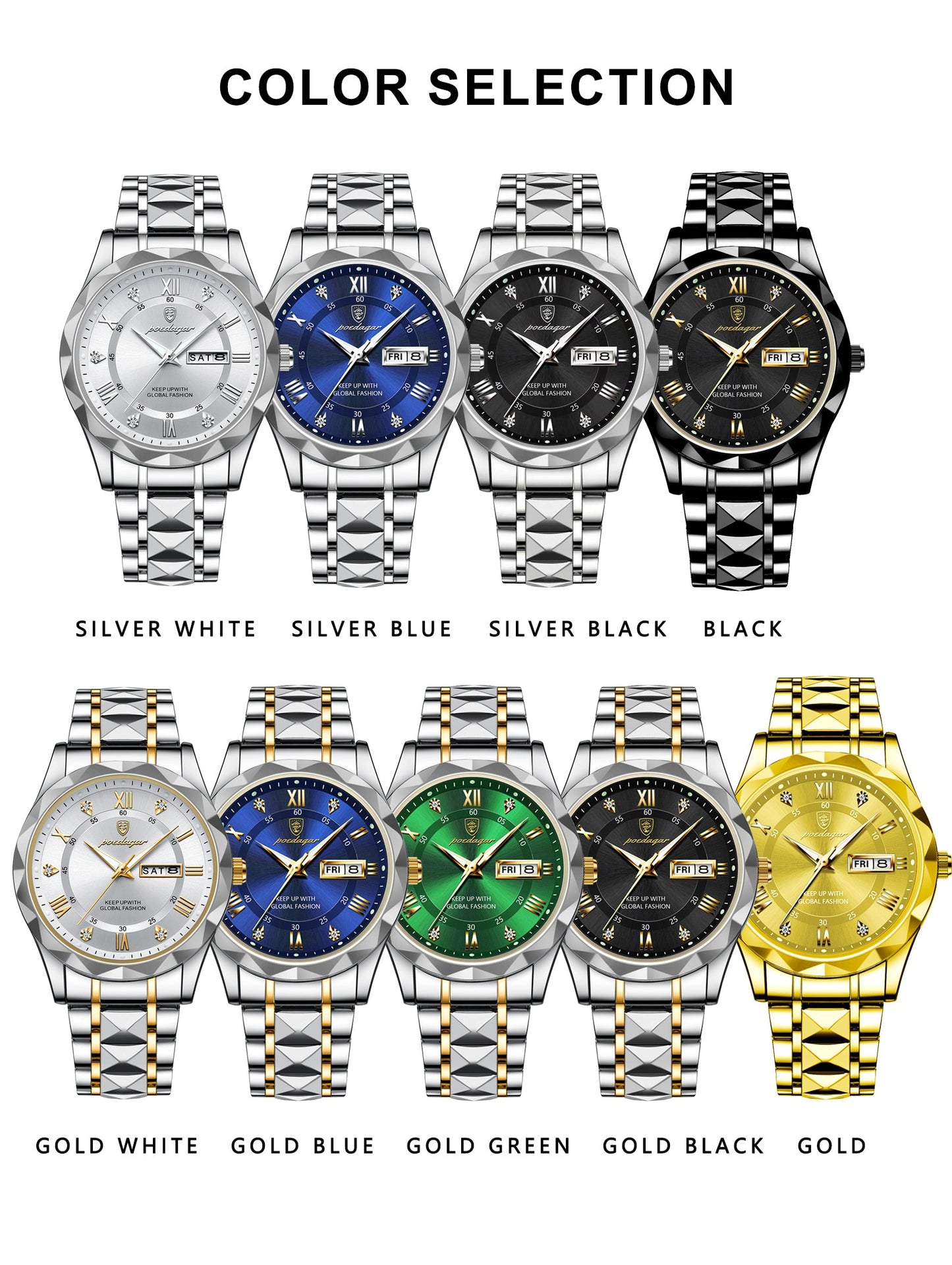 Luxury  Men Waterproof Luminous Men's Wristwatch - onestopmegamall23