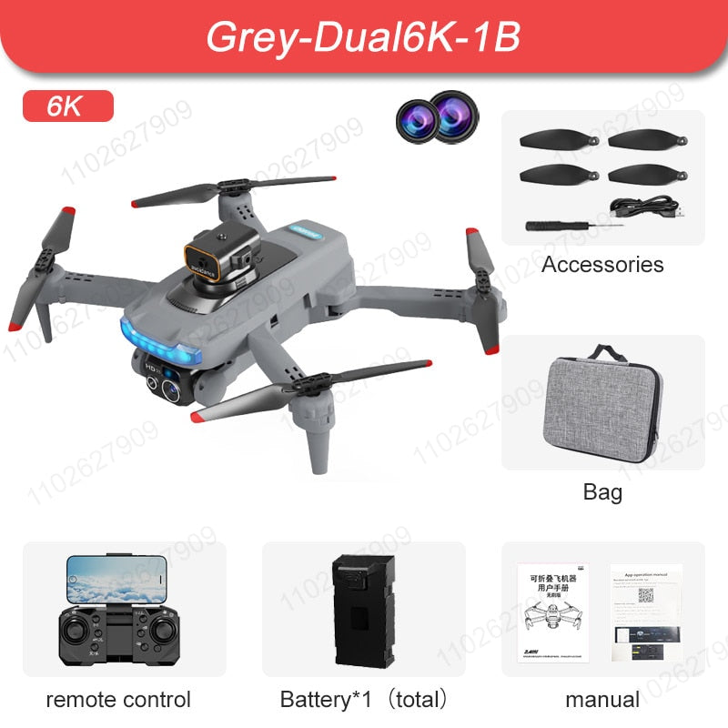 New Mini Drone 4k Professional 8K HD Camera Foldable Quadcopter - onestopmegamall23