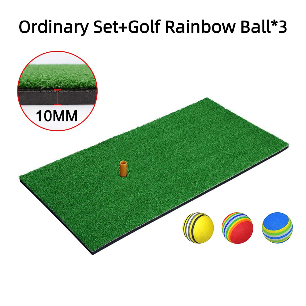 Multifunctional 3 In 1 Non Slip Artificial Turf Golf Swing Mat - onestopmegamall23