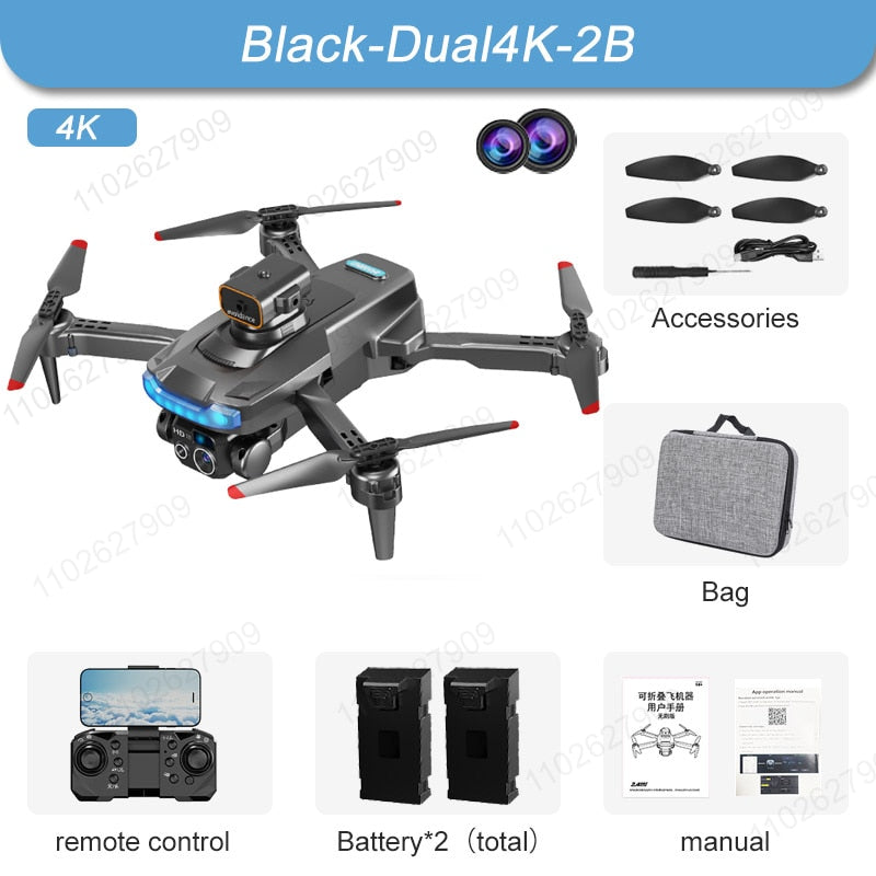 New Mini Drone 4k Professional 8K HD Camera Foldable Quadcopter - onestopmegamall23